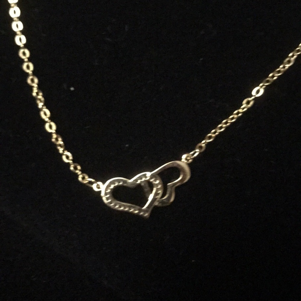 Gold plated heart necklace - Picture 4 of 4
